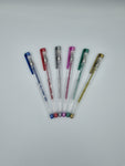 Metallic Gel Pens - Pack of 6