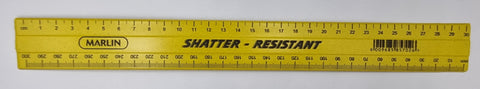 30cm Ruler Assorted Colours