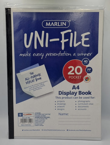 20 Pocket Display File