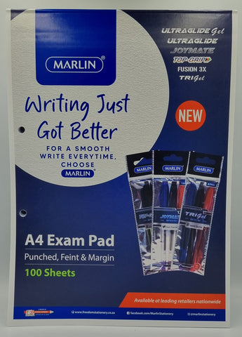 A4 Exam Pad 100 Sheets