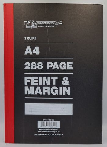 A4 Hard Cover 288 Page