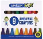 Marlin 9 Jumbo Wax Crayons