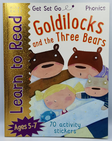 Get Set Go - Goldilocks And The Three Bears - 70 Activity Stickers